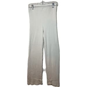 STOCKHOLMATELIER &‎ OTHER STORIES Ribbed Knit Pants Womens Sz S Wide Long Legs
